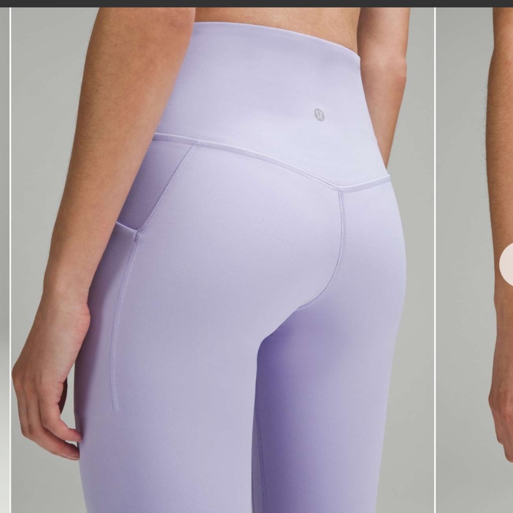 NWT lululemon align hr pant 25 pockets lavender